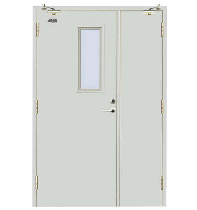 Steel fire rated door