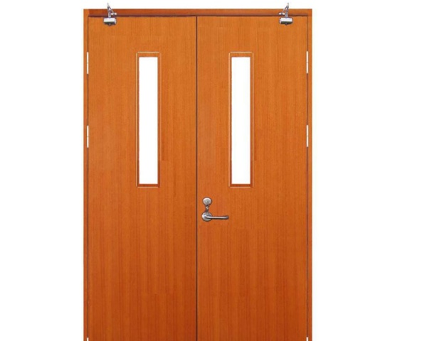 Wooden fire rated door